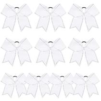 Laços de cabelo Cheer DEEKA, 10 peças de strass de 20 cm para meninas adolescentes