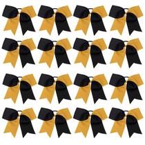 Laços de cabelo Cheer OAOLEER de 8 polegadas para meninas adolescentes líderes de torcida x16 Laços de cabelo Cheer OAOLEER de 8 polegadas para meninas adolescentes líderes de torcida x16