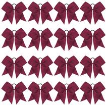 Laços de cabelo Cheer OAOLEER de 8 polegadas para meninas líderes de torcida (16 unidades) Laços de cabelo Cheer OAOLEER de 8 polegadas para meninas líderes de torcida (16 unidades)