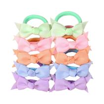 Laços De Cabelo Em Nylon Elástico Para Meninas, 10 a 40 Peças, Acessórios Diários Para Coque De