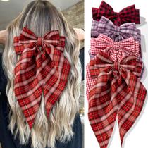 Laços de cabelo FDBjulyy, 4 peças para mulheres e meninas, clipes antiderrapantes Laços de cabelo FDBjulyy, 4 peças para mulheres e meninas, clipes antiderrapantes