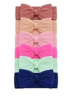 Laços de Cabelo Infantil Faixa de Cabelo Bebê Tiara Turbante Cabelo Infantil Menina Kit 6 Peças