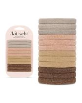 Laços de Cabelo Kitsch Nylon Glitter - 12 Unidades - Para Meninas e Mulheres Laços de Cabelo Kitsch Nylon Glitter - 12 Unidades - Para Meninas e Mulheres