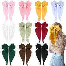 Laços de cabelo TOKUFAGU Laços de cabelo grandes para mulheres e meninas x10