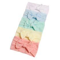 Laços De Cabelo Turbantes Infantis Bebês Slim kit 5 Unidades Laços De Cabelo Turbantes Infantis Bebês Slim kit 5 Unidades