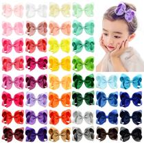 Laços de cabelo YHXX YLEN 40 peças de fita de gorgorão para meninas de 11 cm
