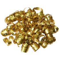 Laços de embrulho para presente WRAPAHOLIC, pacote com 12 unidades, holográficos dourados