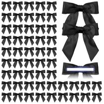 Laços de fita Daifunli Satin 8x8cm com fita dupla face 60 unidades Laços de fita Daifunli Satin 8x8cm com fita dupla face 60 unidades