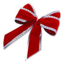 Laços de Natal 2 pçs em Veludo Enfeite de Árvore 16cm X 14cm