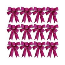 Laços De Natal Com Glitter, Penduradores De Fita Para Decoração De Árvore De Natal, Ornamentos Para