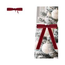 Laços De Natal Em Veludo Borgonha 12 Peças Para Decoração De Árvores, Guirlandas E Coroas Com Fita Laços De Natal Em Veludo Borgonha 12 Peças Para Decoração De Árvores, Guirlandas E Coroas Com Fita