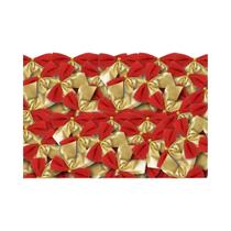 Laços De Natal Em Veludo Vermelho 12-120PCS, Pendentes Para Árvore De Natal, Decoração Para Laços De Natal Em Veludo Vermelho 12-120PCS, Pendentes Para Árvore De Natal, Decoração Para