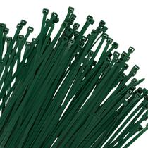 Laços de nylon com zíper OUPENG 200PCS 20 cm verdes, multiuso Laços de nylon com zíper OUPENG 200PCS 20 cm verdes, multiuso