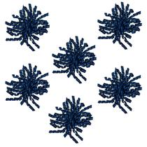 Laços de presente LIZLOVESS, 6", fita de cetim encaracolado azul marinho, conjunto de 6 Laços de presente LIZLOVESS, 6", fita de cetim encaracolado azul marinho, conjunto de 6