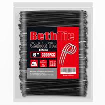 Laços de zíper BethTie 3000 PCS 15 cm 18 kg Nylon de resistência à tração