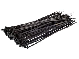 Laços de zíper GTSE 30 cm, nylon preto, pacote com 100 kg, 18 kg, resistência aos raios UV Laços de zíper GTSE 30 cm, nylon preto, pacote com 100 kg, 18 kg, resistência aos raios UV