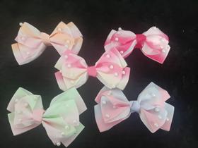 Laços Presilha De Cabelo Bico Pato Colorido Infantil