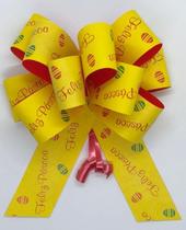 Laços Prontos Para Presente e Embalagem Laço Páscoa Flor Grande 10 Unidades