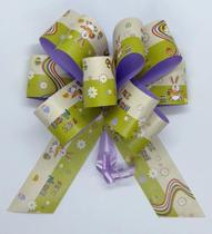 Laços Prontos Para Presente e Embalagem Laço Páscoa Flor Grande 10 Unidades