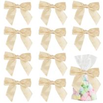 Laços Satin Twist Tie AIMUDI para bolsas de guloseimas 11,43 cm - 36 peças