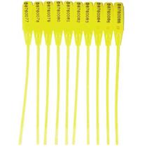 Lacre 16cm com dupla trava amarelo 100 unidades - Protteu Lacre 16cm com dupla trava amarelo 100 unidades - Protteu