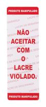 Lacre Adesivo Não Aceite Lacre Violado Vermelho 1000uni F:86 Lacre Adesivo Não Aceite Lacre Violado Vermelho 1000uni F:86