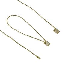 Lacre de Autenticidade para Tag de Roupas com 1 Ponta Dourado 1.000 Peças