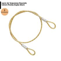 Lacre de Segurança Cabo de Aço Dourado Mala Bagagem Capacete Bike porta- Safe Security Bag Lacre de Segurança Cabo de Aço Dourado Mala Bagagem Capacete Bike porta- Safe Security Bag