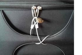 Lacre mala e mochilas - cabo de aço (kit 3 = 9 unidades)