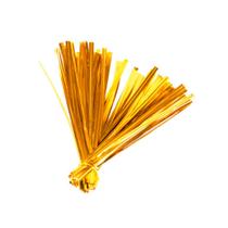 Lacre Metal Dourado 11cmx4mm C/100 Silver Lacre Metal Dourado 11cmx4mm C/100 Silver