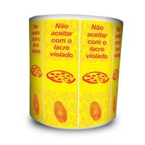 Lacre para Delivery de Pizza - 100x30 mm - 6 Rolos - Milheiro - ADECONEX