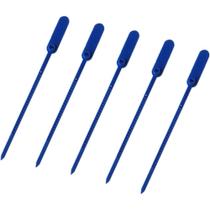 Lacre para Malote Azul Espinha de Peixe 16CM Pacote com 100 Lacre para Malote Azul Espinha de Peixe 16CM Pacote com 100