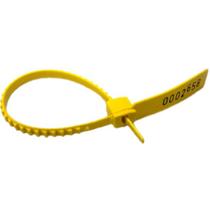 Lacre para Malote (Uso Diversos) 23cm Numerado Amarelo Pacote c/100 unidades