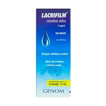 Lacrifilm 5mg/ml solução oftálmica frasco gotejador com 15ml Lacrifilm 5mg/ml solução oftálmica frasco gotejador com 15ml