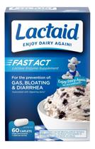 Lactaid Fast Act 60 Cáps - Original Importado Dos Eua