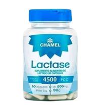 Lactase em Cápsulas - 60 cápsulas de 500mg - CHAMEL