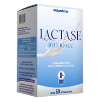 Lactase Intolerância Lactose 10.000fcc Enzima Suplemento Alimentar Natural Original 100% Puro 60 Cápsulas