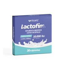 Lactofim lactase 10.000fcc enzima com 30 cápsulas muwis