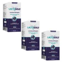 Lactugold Lactulose Kit Com 3 120ml Cada Sabor Ameixa