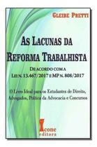 Lacunas da Reforma Trabalhista, As - 01Ed/18 Sortido