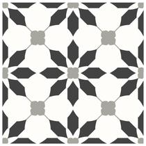 Ladrilho de piso MORCART Peel and Stick 40 peças de 20x20cm (preto)