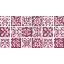 Ladrilho Decorativo autocolante Scarlet Vermelho 18 peças