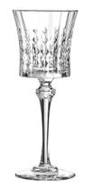LADY DIAMOND TAÇA VINHO 20x8x8cm 190ml CRISTAL TRANSP 6PÇ
