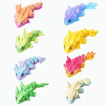 Laehovr 8 Peças de Figuras de Dragão Articuladas Impressas em 3D 10 cm Laehovr 8 Peças de Figuras de Dragão Articuladas Impressas em 3D 10 cm