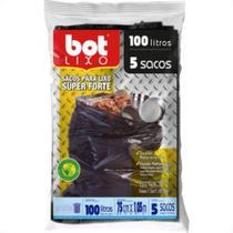 Lafra Saco P/Lixo Sup.Forte Pr.100L C/05 Lafra Saco P/Lixo Sup.Forte Pr.100L C/05
