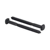 Lag Bolts Makers Bolt Rustic Square Ruspert Black 1/4x3" 25P