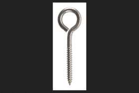 Lag Eye Bolt Hampton 9,5 mm x 20 cm em aço inoxidável Lag Eye Bolt Hampton 9,5 mm x 20 cm em aço inoxidável