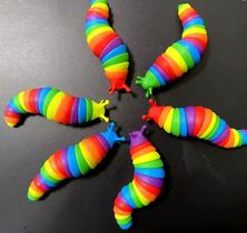 Lagarta articulada fidget Toys com Lud de led Lagarta articulada fidget Toys com Lud de led