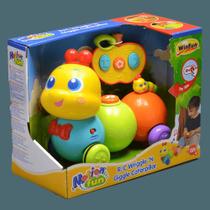 Lagarta Divertida com Controle Remoto e Sons