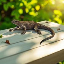 Lagartixa de Resina Pequena Enfeite Decorativo Jardim